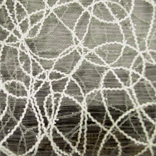 Europatex Fabric Majestic Flora Off White Majestic Sheers 100% Polyester 11.75" H, 10.63" V 110.00 inches - My Fabric Connection -