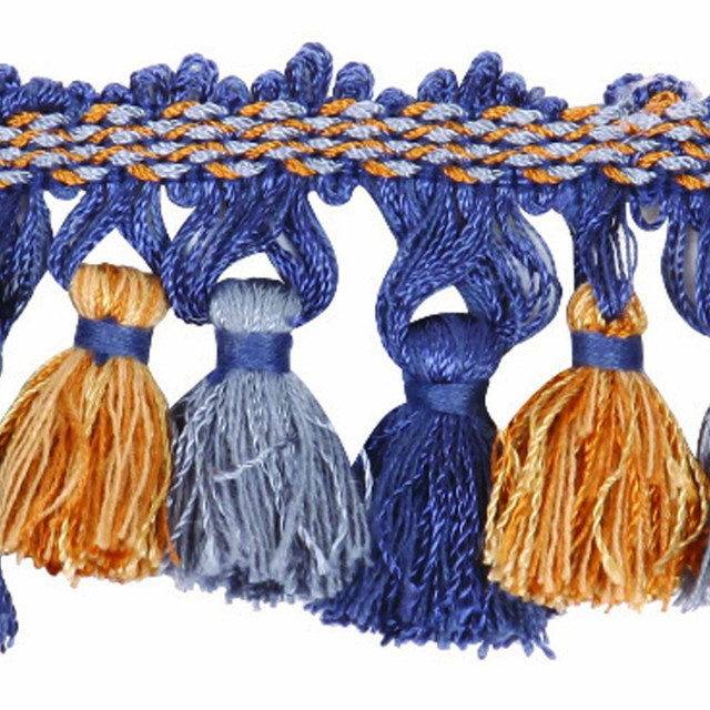 Europatex Fabric Prives Ink Bergamo 100% Rayon 2.50 inches - My Fabric Connection -