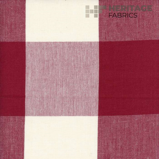 Heritage Fabric Ballard Raspberry - 100% Cotton India 9,000 Horizontal: 8" and Vertical: 8" 54" - My Fabric Connection -