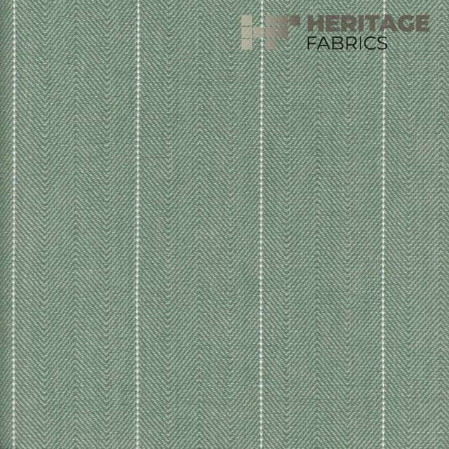 Heritage Fabric Copley Stripe Thyme - 100% Cotton India 15,000 Horizontal: 2.3" and Vertical: N/A 54" - My Fabric Connection -