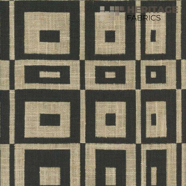 Heritage Fabric Cubic Raven - 100% Polyester India 9,000 Horizontal: 7.75" and Vertical: 9" 54" - My Fabric Connection - Heritage Fabric Cubic Raven - 100% Polyester India 9,000 Horizontal: 7.75" and Vertical: 9" 54" - My Fabric Connection -