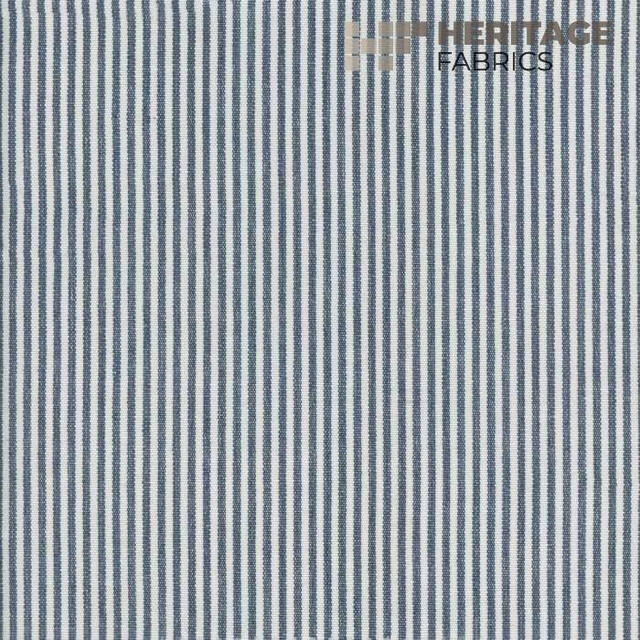 Heritage Fabric Essex Indigo - 100% Cotton India 9,000 Horizontal: 0.25" and Vertical: N/A 54" - My Fabric Connection -