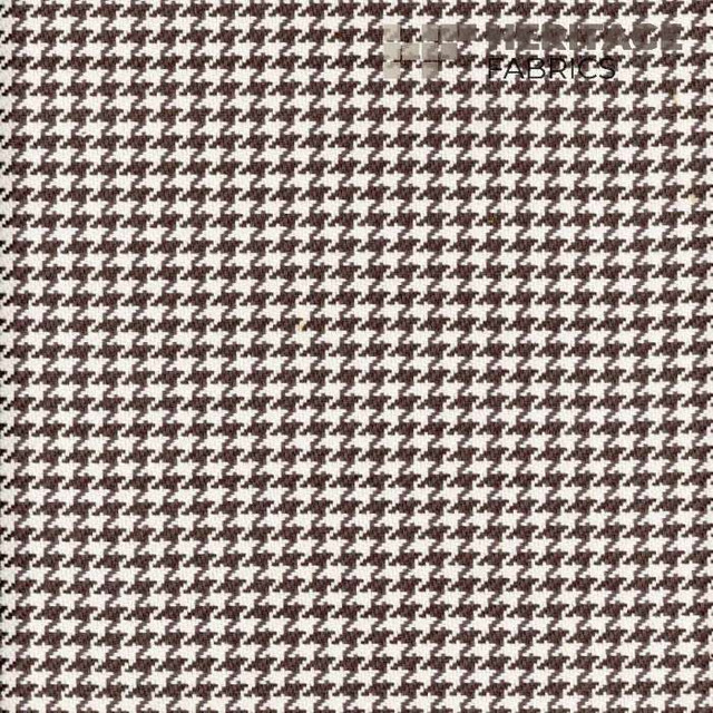 Heritage Fabric Houndstooth Charcoal - 100% Cotton India 20,000 Horizontal: 0.375" and Vertical: 0.375" 54" - My Fabric Connection -