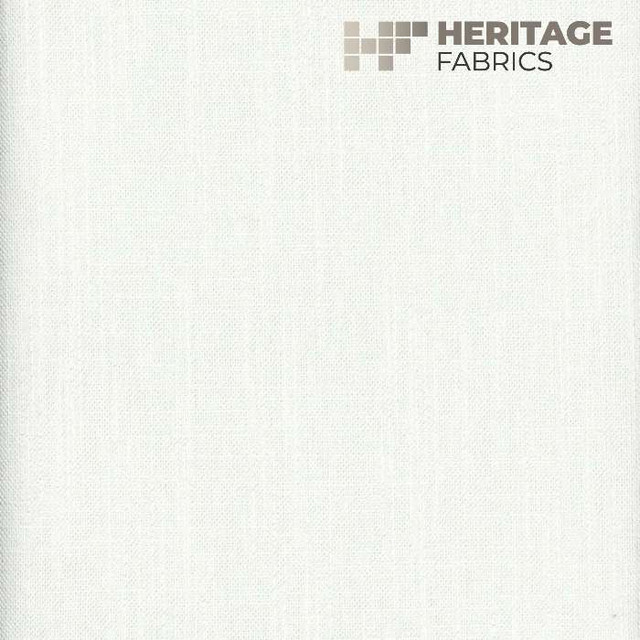 Heritage Fabric Kiera White - 68 Polyester 32% Viscose Rayon India 36,000 Horizontal: N/A and Vertical: N/A 54" - My Fabric Connection - Heritage Fabric Kiera White - 68 Polyester 32% Viscose Rayon India 36,000 Horizontal: N/A and Vertical: N/A 54" - My Fabric Connection -