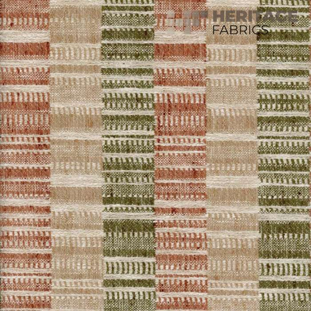 Heritage Fabric Kinson Tapestry - 85% Polyester 15% Cotton Turkey 45,000 Horizontal: 13.5" and Vertical: 4.25" 54" - My Fabric Connection -