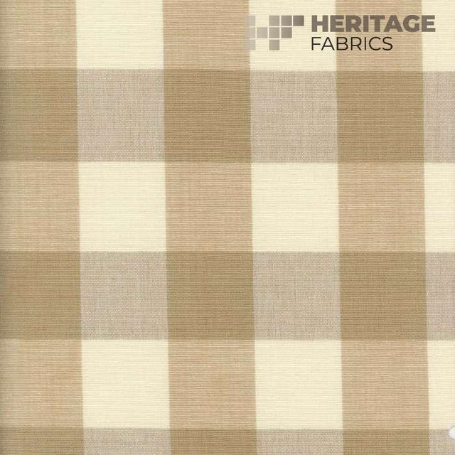 Heritage Fabric Lyme Khaki - 100% Cotton India 9,000 Horizontal: 3.25" and Vertical: 3.25" 54" - My Fabric Connection - Heritage Fabric Lyme Khaki - 100% Cotton India 9,000 Horizontal: 3.25" and Vertical: 3.25" 54" - My Fabric Connection -