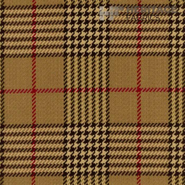 Heritage Fabric Newbury Walnut - 100% Cotton India 30,000 Horizontal: 4.38" and Vertical: 4.88" 54" - My Fabric Connection -