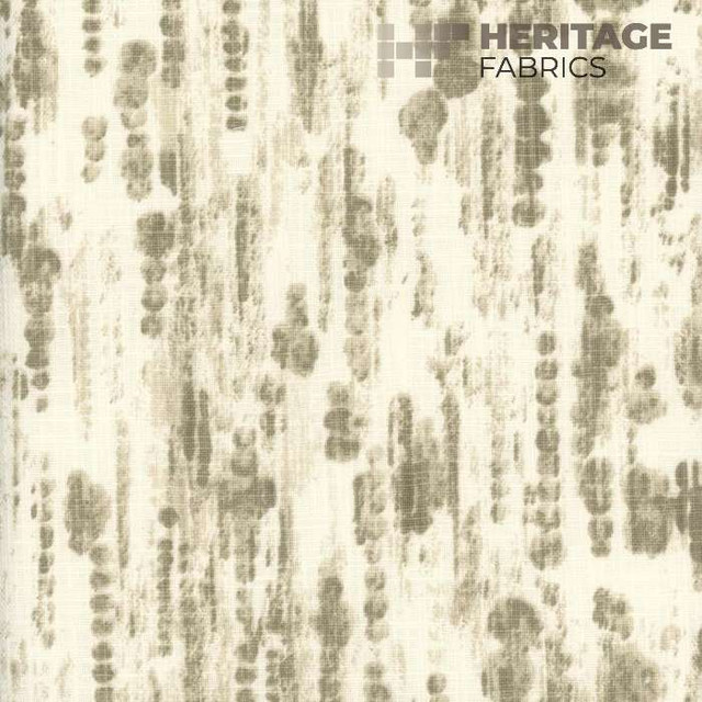 Heritage Fabric Raindrops Driftwood - 100% Cotton Turkey 18,000 Horizontal: 13.5" and Vertical: 12.5" 54" - My Fabric Connection -