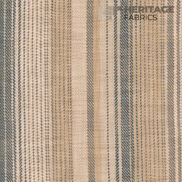 Heritage Fabric Sonoma Stripe Toffee - 100% Polyester India 33,000 Horizontal: 13.5" and Vertical: N/A 54" - My Fabric Connection - Heritage Fabric Sonoma Stripe Toffee - 100% Polyester India 33,000 Horizontal: 13.5" and Vertical: N/A 54" - My Fabric Connection -