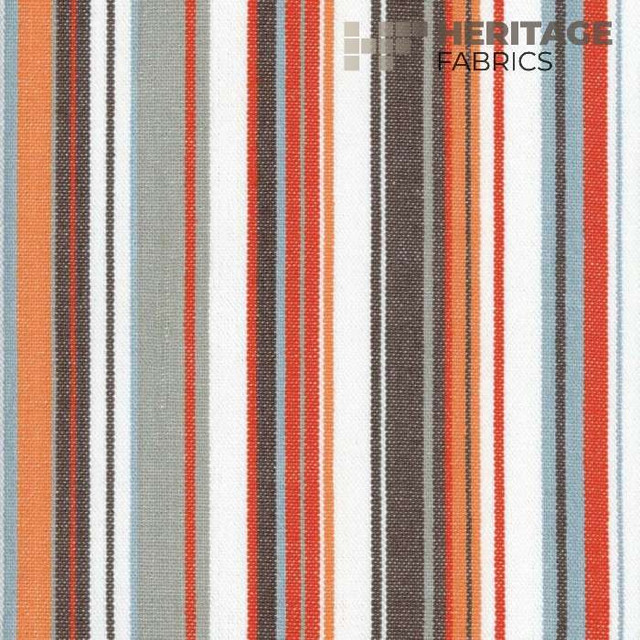 Heritage Fabric Victoria Persimmon - 100% Cotton India 15,000 Horizontal: 9" and Vertical: N/A 54" - My Fabric Connection -