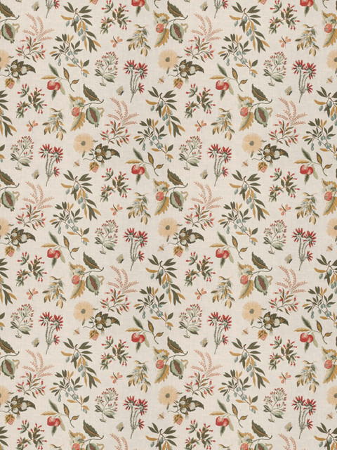 Fabricut Fabric Fleur Botanical Botanical 10 Yards