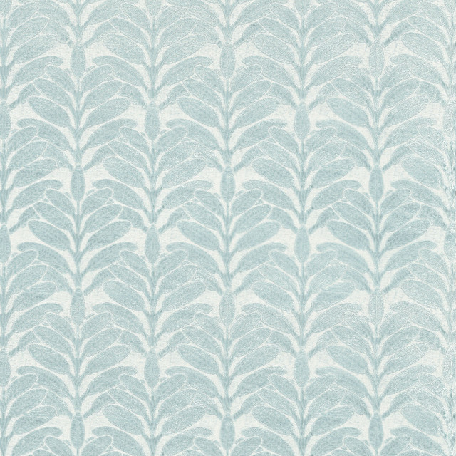 Anna French Fabric Linden Velvet Robin's Egg AW9201 Fabric </p><p>Repeat: V: 11.00" (27.94 cm) 54.00" (137.16 cm) - My Fabric Connection -