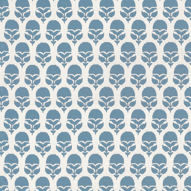 Anna French Fabric Marguerite Cornflower AW9230 Fabric </p><p>Repeat: V: 6.87" (17.45 cm) 54.00" (137.16 cm) - My Fabric Connection -