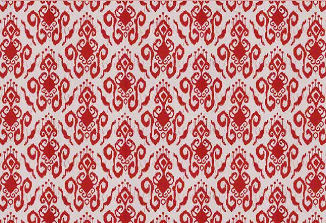 Para Tempotest Fabric Ikat Red 1 1/4 Yards