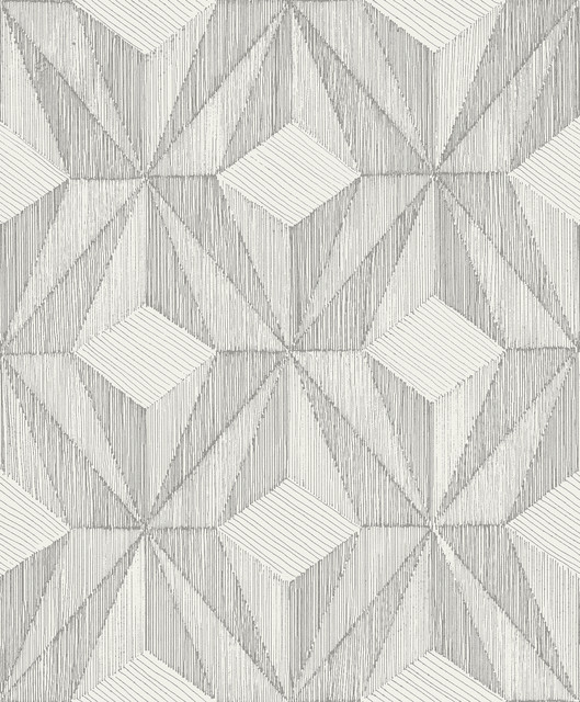 A-Street Prints Paragon Silver Geometric Wallpaper Alchemy Covers about 57.8 square feet China Unpasted 25.2-in repeat, straight match 21-in by 33-ft long roll - My Fabric Connection - A-Street Prints Paragon Silver Geometric Wallpaper Alchemy Covers about 57.8 square feet China Unpasted 25.2-in repeat, straight match 21-in by 33-ft long roll - My Fabric Connection -
