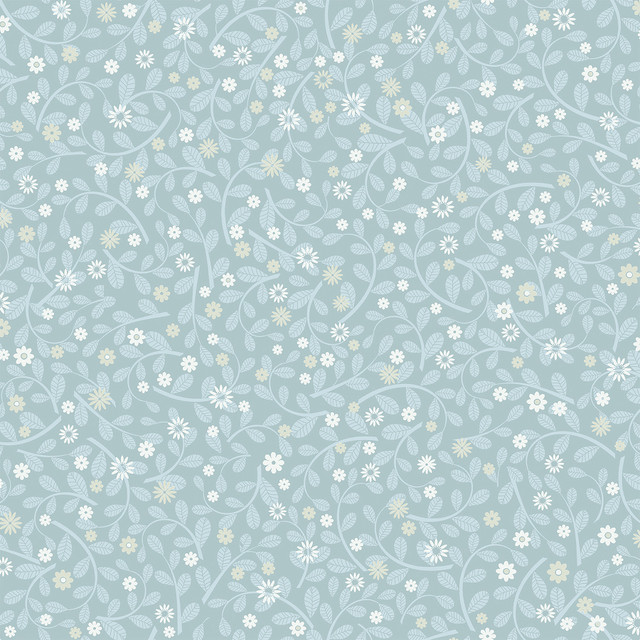 A-Street Prints Hummelvik Blue Daisy Trail Wallpaper Annelie Covers about 57.5 square feet Sweden Unpasted 20.9-in repeat, half drop match 20.9-in by 33-ft long roll - My Fabric Connection - A-Street Prints Hummelvik Blue Daisy Trail Wallpaper Annelie Covers about 57.5 square feet Sweden Unpasted 20.9-in repeat, half drop match 20.9-in by 33-ft long roll - My Fabric Connection -
