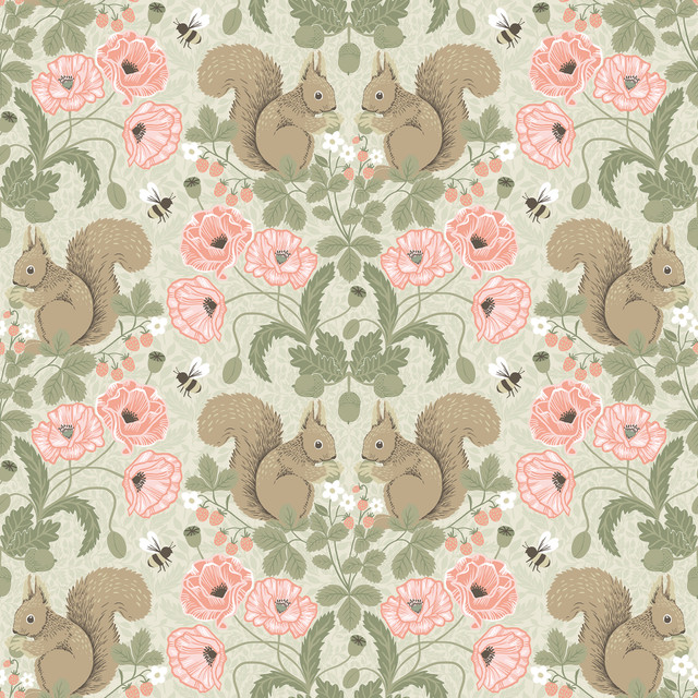 A-Street Prints Kurre Pink Woodland Damask Wallpaper Annelie Covers about 57.5 square feet Sweden Unpasted 10.4-in repeat, straight match 20.9-in by 33-ft long roll - My Fabric Connection - A-Street Prints Kurre Pink Woodland Damask Wallpaper Annelie Covers about 57.5 square feet Sweden Unpasted 10.4-in repeat, straight match 20.9-in by 33-ft long roll - My Fabric Connection -