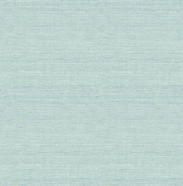 A-Street Prints Agave Aqua Faux Grasscloth Wallpaper Aura Covers about 56.4 square feet Great Britain Unpasted 20.9-in repeat, straight match 20.5-in by 33-ft long roll - My Fabric Connection -