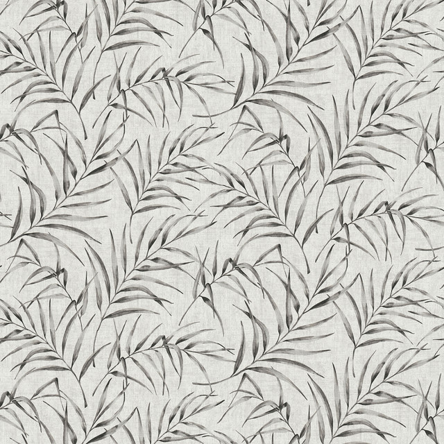 Advantage Lani Grey Fronds Wallpaper Bali Covers about 57.8 square feet Germany Unpasted 25.2-in repeat, drop match 21-in by 33-ft long roll - My Fabric Connection - Advantage Lani Grey Fronds Wallpaper Bali Covers about 57.8 square feet Germany Unpasted 25.2-in repeat, drop match 21-in by 33-ft long roll - My Fabric Connection -