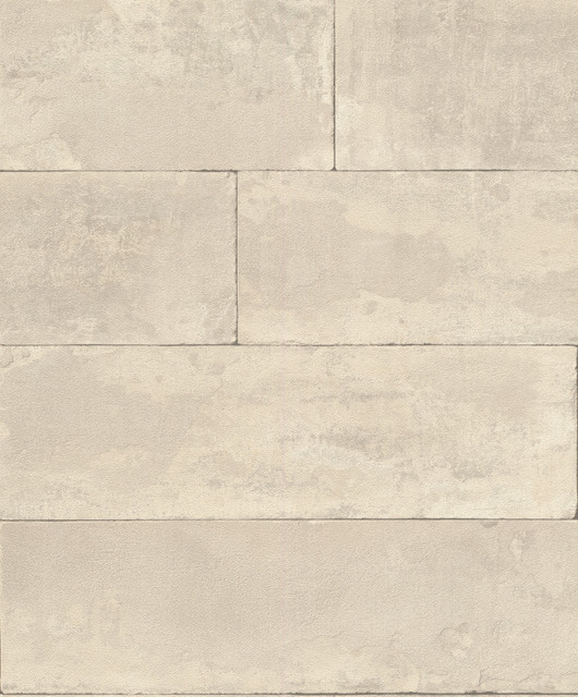 Advantage Lanier Neutral Stone Plank Wallpaper Beyond Textures Covers about 57.8 square feet Germany Unpasted 6.3-in repeat, drop match 21-in by 33-ft long roll - My Fabric Connection - Advantage Lanier Neutral Stone Plank Wallpaper Beyond Textures Covers about 57.8 square feet Germany Unpasted 6.3-in repeat, drop match 21-in by 33-ft long roll - My Fabric Connection -
