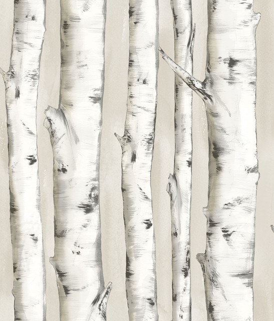Chesapeake Pioneer Off White Birch Tree Wallpaper Birch & Sparrow Covers about 56.4 square feet United States Prepasted 24-in repeat, drop match 20.5-in by 33-ft long roll - My Fabric Connection - Chesapeake Pioneer Off White Birch Tree Wallpaper Birch & Sparrow Covers about 56.4 square feet United States Prepasted 24-in repeat, drop match 20.5-in by 33-ft long roll - My Fabric Connection -