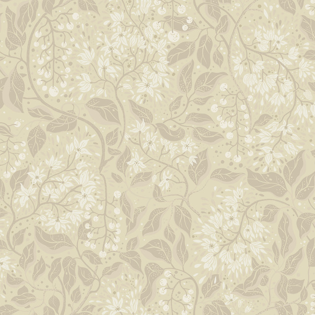 A-Street Prints Turi Wheat Twining Vines Wallpaper Botanica Covers about 57.5 square feet Sweden Unpasted 20.9-in repeat, half drop match 20.9-in by 33-ft long roll - My Fabric Connection -
