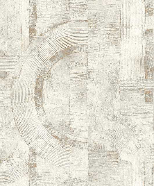 Advantage Abe Bone Geo Wallpaper Concrete Covers about 57.5 square feet Germany Unpasted 12.6-in repeat, drop match 20.9-in by 33-ft long roll - My Fabric Connection - Advantage Abe Bone Geo Wallpaper Concrete Covers about 57.5 square feet Germany Unpasted 12.6-in repeat, drop match 20.9-in by 33-ft long roll - My Fabric Connection -
