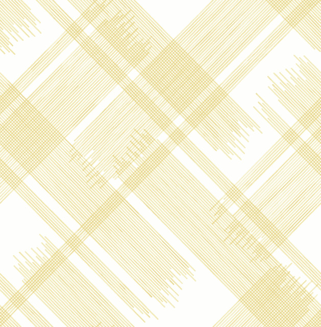 A-Street Prints Zag Yellow Modern Plaid Wallpaper Daylight Covers about 56.4 square feet United States Unpasted 21-in repeat, straight match 20.5-in by 33-ft long roll - My Fabric Connection -