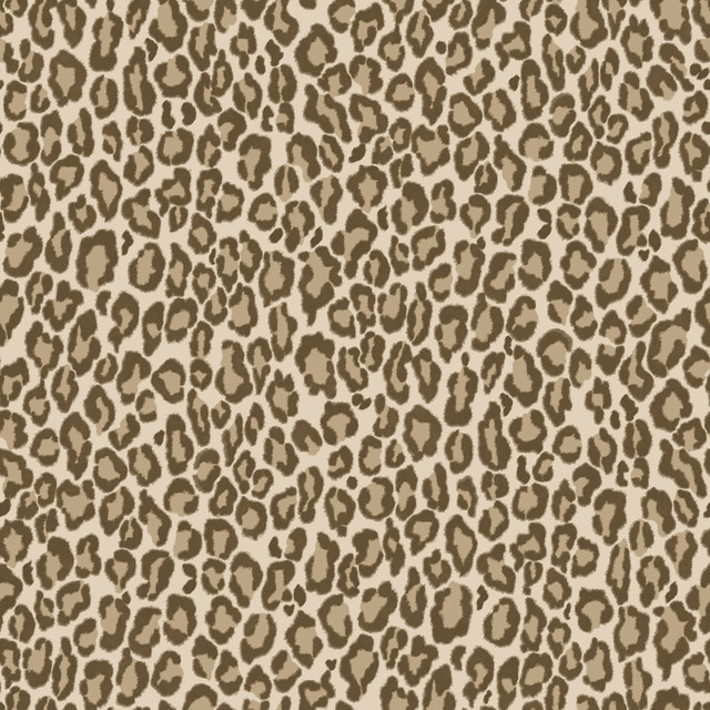 ESTA Home Cicely Brown Leopard Skin Wallpaper Design Department Covers about 57.5 square feet Netherlands Unpasted 20.9-in repeat, straight match 20.9-in by 33-ft long roll - My Fabric Connection -