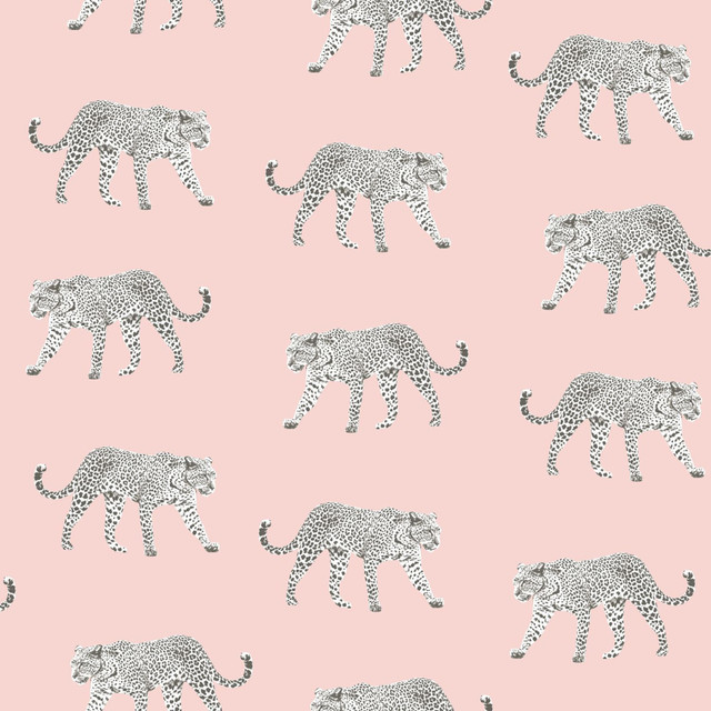 ESTA Home Prowl Pink Jaguars Wallpaper Design Department Covers about 57.5 square feet Netherlands Unpasted 20.9-in repeat, drop match 20.9-in by 33-ft long roll - My Fabric Connection - ESTA Home Prowl Pink Jaguars Wallpaper Design Department Covers about 57.5 square feet Netherlands Unpasted 20.9-in repeat, drop match 20.9-in by 33-ft long roll - My Fabric Connection -
