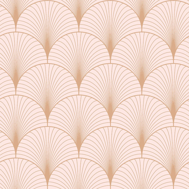 ESTA Home Lempicka Pink Art Deco Motif Wallpaper Design Department Covers about 57.5 square feet Netherlands Unpasted 6.9-in repeat, straight match 20.9-in by 33-ft long roll - My Fabric Connection - ESTA Home Lempicka Pink Art Deco Motif Wallpaper Design Department Covers about 57.5 square feet Netherlands Unpasted 6.9-in repeat, straight match 20.9-in by 33-ft long roll - My Fabric Connection -