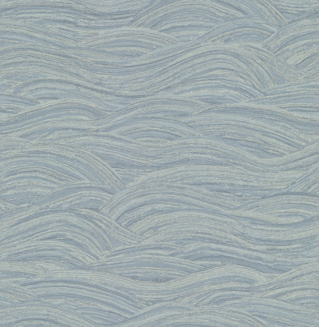 A-Street Prints Leith Blue Zen Waves Wallpaper Dimensions Covers about 57.5 square feet China Unpasted 20.9-in repeat, straight match 20.9-in by 33-ft long roll - My Fabric Connection - A-Street Prints Leith Blue Zen Waves Wallpaper Dimensions Covers about 57.5 square feet China Unpasted 20.9-in repeat, straight match 20.9-in by 33-ft long roll - My Fabric Connection -