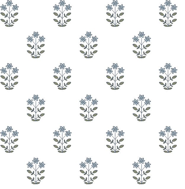 A-Street Prints Kit Blue Heather Floral Wallpaper Erin Gates Covers about 56.4 square feet United States Unpasted 21-in repeat, half drop match 20.5-in by 33-ft long roll - My Fabric Connection - A-Street Prints Kit Blue Heather Floral Wallpaper Erin Gates Covers about 56.4 square feet United States Unpasted 21-in repeat, half drop match 20.5-in by 33-ft long roll - My Fabric Connection -