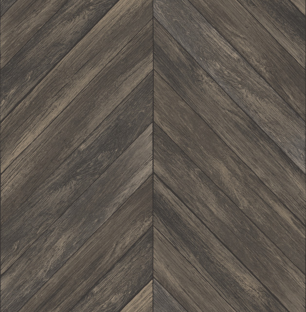 Brewster Parisian Dark Brown Chevron Wood Wallpaper Fresh Start Kitchen & Bath Covers about 56.4 square feet Great Britain Unpasted 20.9-in repeat, straight match 20.5-in by 33-ft long roll - My Fabric Connection - Brewster Parisian Dark Brown Chevron Wood Wallpaper Fresh Start Kitchen & Bath Covers about 56.4 square feet Great Britain Unpasted 20.9-in repeat, straight match 20.5-in by 33-ft long roll - My Fabric Connection -
