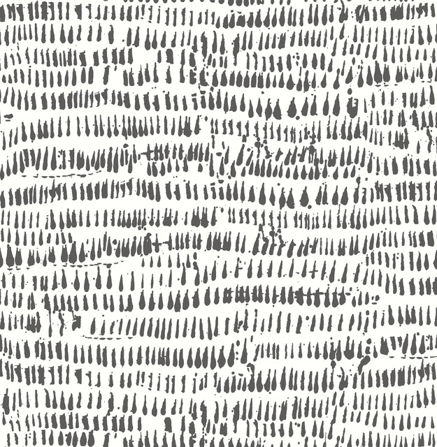 Brewster Runes Black Brushstrokes Wallpaper Fresh Start Kitchen & Bath Covers about 56.4 square feet Great Britain Unpasted 20.9-in repeat, drop match 20.5-in by 33-ft long roll - My Fabric Connection - Brewster Runes Black Brushstrokes Wallpaper Fresh Start Kitchen & Bath Covers about 56.4 square feet Great Britain Unpasted 20.9-in repeat, drop match 20.5-in by 33-ft long roll - My Fabric Connection -
