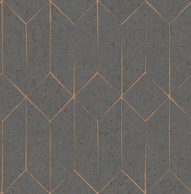Advantage Hayden Charcoal Concrete Trellis Wallpaper Fusion Covers about 56.4 square feet Great Britain Unpasted 20.9-in repeat, straight match 20.5-in by 33-ft long roll - My Fabric Connection - Advantage Hayden Charcoal Concrete Trellis Wallpaper Fusion Covers about 56.4 square feet Great Britain Unpasted 20.9-in repeat, straight match 20.5-in by 33-ft long roll - My Fabric Connection -