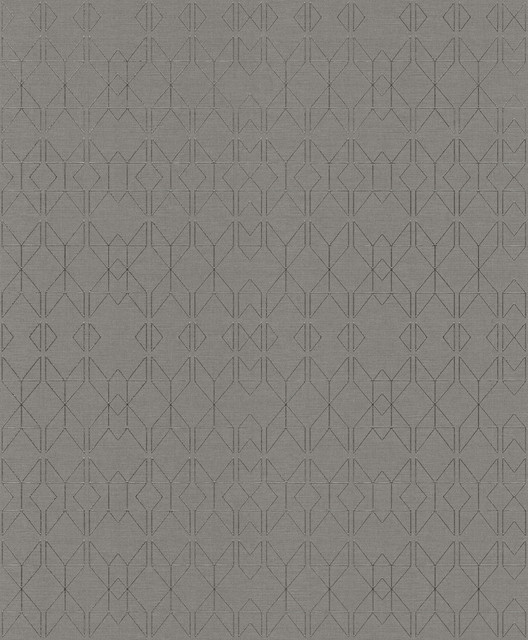 A-Street Prints Paititi Sterling Geometric Trellis Wallpaper Grey Resource Covers about 57.5 square feet China Unpasted 12.5-in repeat, drop match 20.9-in by 33-ft long roll - My Fabric Connection - A-Street Prints Paititi Sterling Geometric Trellis Wallpaper Grey Resource Covers about 57.5 square feet China Unpasted 12.5-in repeat, drop match 20.9-in by 33-ft long roll - My Fabric Connection -