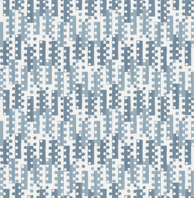 A-Street Prints Erik Blue Building Blocks Wallpaper Hannah Covers about 56.4 square feet Great Britain Unpasted 10.4-in repeat, straight match 20.5-in by 33-ft long roll - My Fabric Connection - A-Street Prints Erik Blue Building Blocks Wallpaper Hannah Covers about 56.4 square feet Great Britain Unpasted 10.4-in repeat, straight match 20.5-in by 33-ft long roll - My Fabric Connection -