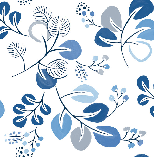 A-Street Prints Jonah Blue Leaf Trail Wallpaper Hannah Covers about 56.4 square feet Great Britain Unpasted 20.9-in repeat, drop match 20.5-in by 33-ft long roll - My Fabric Connection - A-Street Prints Jonah Blue Leaf Trail Wallpaper Hannah Covers about 56.4 square feet Great Britain Unpasted 20.9-in repeat, drop match 20.5-in by 33-ft long roll - My Fabric Connection -
