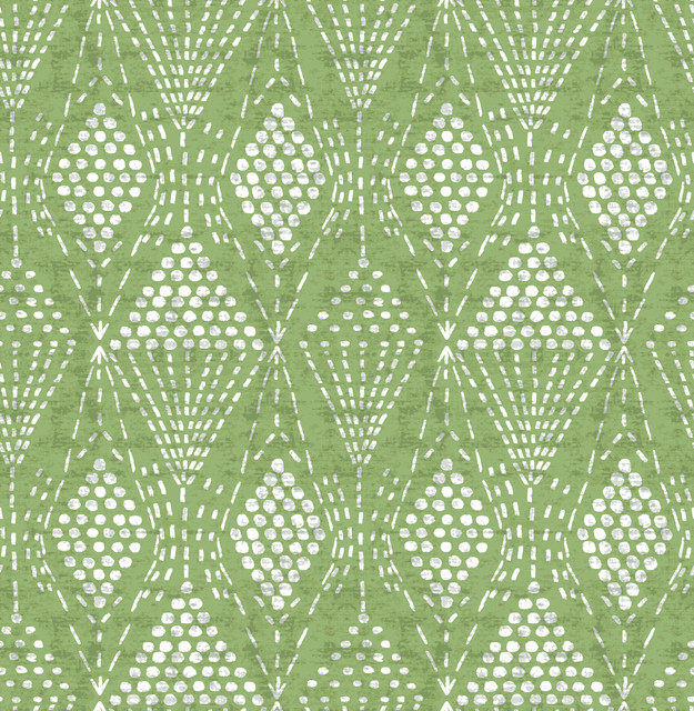 A-Street Prints Grady Green Dotted Geometric Wallpaper Happy Covers about 56.4 square feet Great Britain Unpasted 20.9-in repeat, straight match 20.5-in by 33-ft long roll - My Fabric Connection - A-Street Prints Grady Green Dotted Geometric Wallpaper Happy Covers about 56.4 square feet Great Britain Unpasted 20.9-in repeat, straight match 20.5-in by 33-ft long roll - My Fabric Connection -