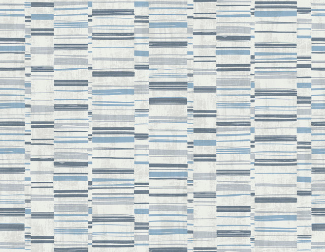 A-Street Prints Fresnaye Blue Linen Stripe Wallpaper Imprint Covers about 60.8 square feet United States Unpasted 20.8-in repeat, straight match 27-in by 27-ft long roll - My Fabric Connection - A-Street Prints Fresnaye Blue Linen Stripe Wallpaper Imprint Covers about 60.8 square feet United States Unpasted 20.8-in repeat, straight match 27-in by 27-ft long roll - My Fabric Connection -