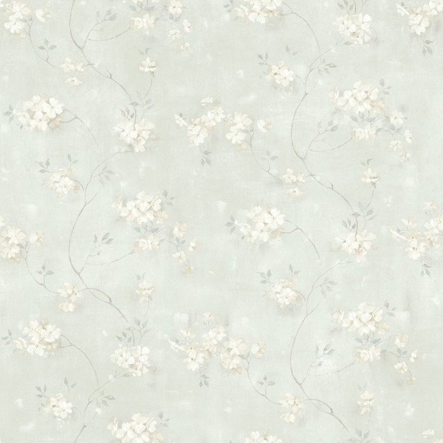Chesapeake Braham Teal Floral Trail Wallpaper Kindred Covers about 56.4 square feet United States Prepasted 20.5-in repeat, straight match 20.5-in by 33-ft long roll - My Fabric Connection - Chesapeake Braham Teal Floral Trail Wallpaper Kindred Covers about 56.4 square feet United States Prepasted 20.5-in repeat, straight match 20.5-in by 33-ft long roll - My Fabric Connection -