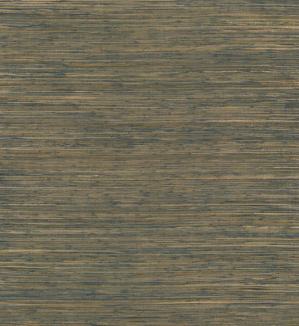 A-Street Prints Shuang Teal Handmade Grasscloth Wallpaper Loom Covers about 72 square feet China Unpasted No repeat, random match 36-in by 24-ft long roll - My Fabric Connection -