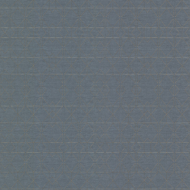 A-Street Prints Paititi Denim Diamond Trellis Wallpaper Lustre Covers about 57.5 square feet China Unpasted 12.5-in repeat, drop match 20.9-in by 33-ft long roll - My Fabric Connection - A-Street Prints Paititi Denim Diamond Trellis Wallpaper Lustre Covers about 57.5 square feet China Unpasted 12.5-in repeat, drop match 20.9-in by 33-ft long roll - My Fabric Connection -
