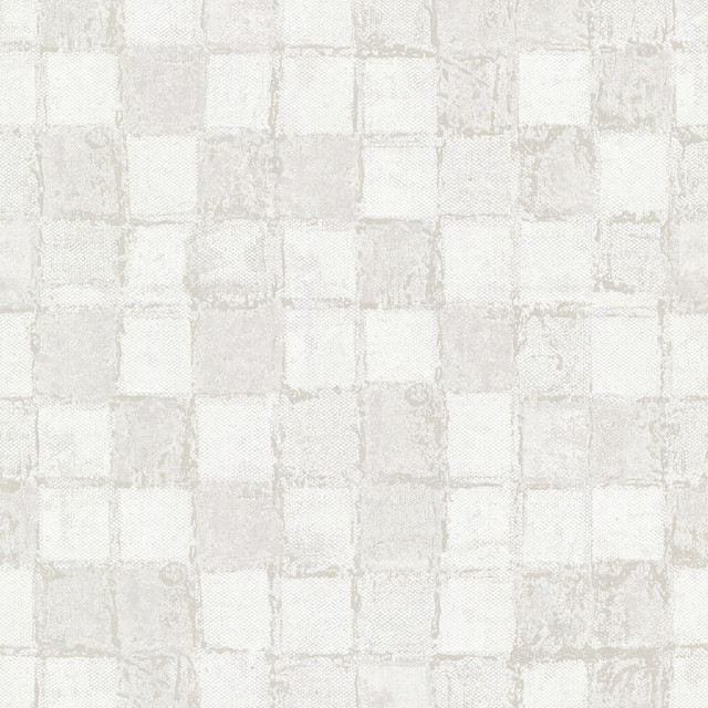 A-Street Prints Varak Platinum Checkerboard Wallpaper Lustre Covers about 57.5 square feet China Unpasted 25.2-in repeat, straight match 20.9-in by 33-ft long roll - My Fabric Connection - A-Street Prints Varak Platinum Checkerboard Wallpaper Lustre Covers about 57.5 square feet China Unpasted 25.2-in repeat, straight match 20.9-in by 33-ft long roll - My Fabric Connection -