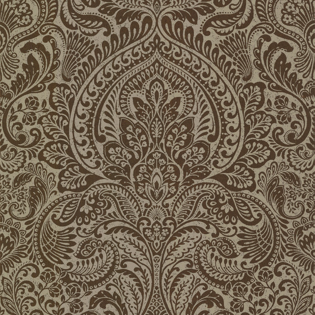 A-Street Prints Artemis Bronze Floral Damask Wallpaper Lustre Covers about 57.5 square feet China Unpasted 25.2-in repeat, straight match 20.9-in by 33-ft long roll - My Fabric Connection - A-Street Prints Artemis Bronze Floral Damask Wallpaper Lustre Covers about 57.5 square feet China Unpasted 25.2-in repeat, straight match 20.9-in by 33-ft long roll - My Fabric Connection -