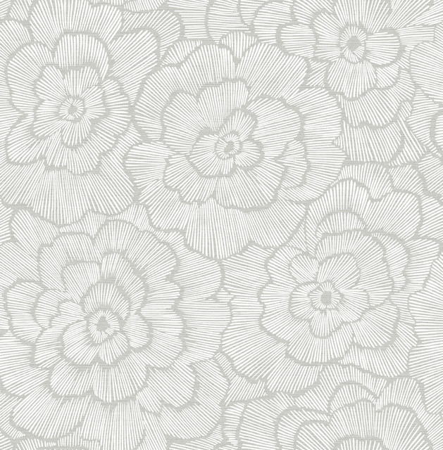 A-Street Prints Periwinkle Light Grey Textured Floral Wallpaper Middleton Covers about 56.4 square feet Great Britain Unpasted 10.4-in repeat, drop match 20.5-in by 33-ft long roll - My Fabric Connection - A-Street Prints Periwinkle Light Grey Textured Floral Wallpaper Middleton Covers about 56.4 square feet Great Britain Unpasted 10.4-in repeat, drop match 20.5-in by 33-ft long roll - My Fabric Connection -