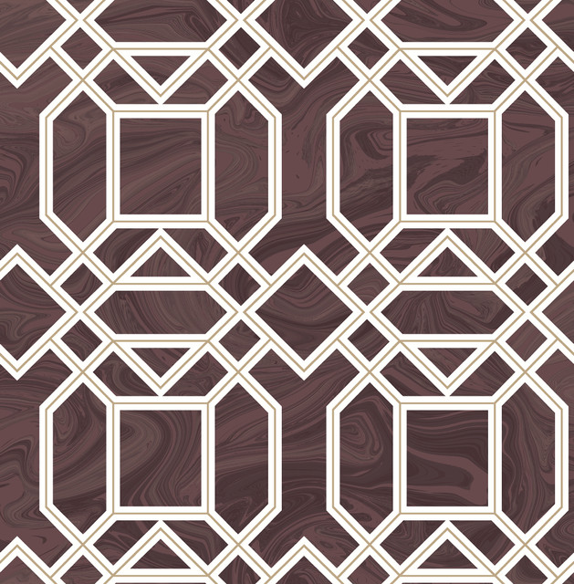 A-Street Prints Daphne Maroon Trellis Wallpaper Moonlight Covers about 56.4 square feet Great Britain Unpasted 10.4-in repeat, drop match 20.5-in by 33-ft long roll - My Fabric Connection - A-Street Prints Daphne Maroon Trellis Wallpaper Moonlight Covers about 56.4 square feet Great Britain Unpasted 10.4-in repeat, drop match 20.5-in by 33-ft long roll - My Fabric Connection -