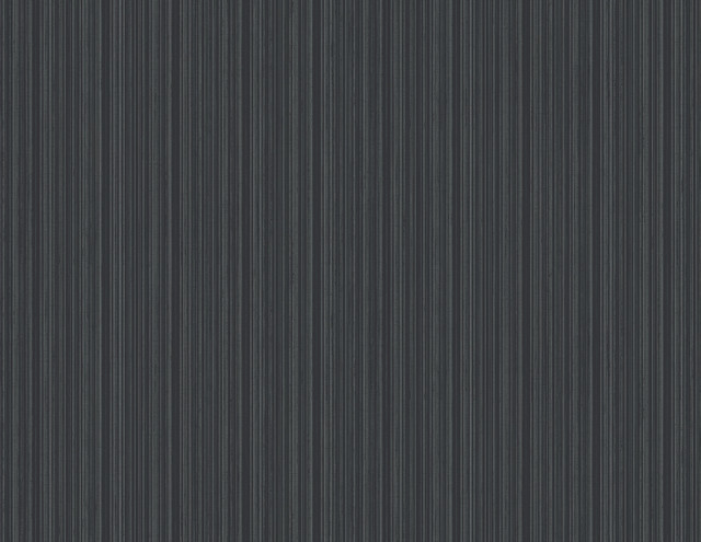 A-Street Prints Sebasco Black Vertical Pinstripe Wallpaper Newport Covers about 60.8 square feet United States Unpasted No repeat, random match 27-in by 27-ft long roll - My Fabric Connection -