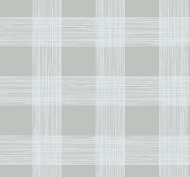 A-Street Prints Scarborough Grey Striated Plaid Wallpaper Newport Covers about 60.8 square feet United States Unpasted 25.2-in repeat, straight match 27-in by 27-ft long roll - My Fabric Connection - A-Street Prints Scarborough Grey Striated Plaid Wallpaper Newport Covers about 60.8 square feet United States Unpasted 25.2-in repeat, straight match 27-in by 27-ft long roll - My Fabric Connection -